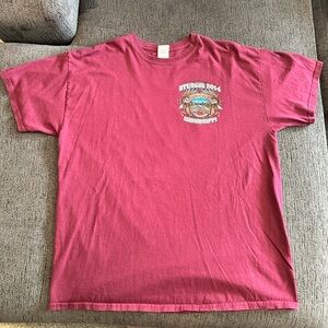 2014 Sturgis Motorcycle Rally Maroon T-Shirt / Size XL